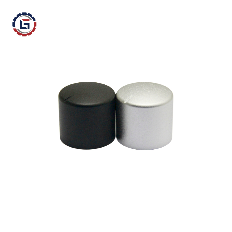 Diameter 25mm 44mm Smooth Sandblasted Surface Aluminum Control Knob 